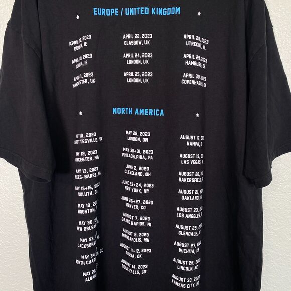 Zach Bryan Shirt Mens XXL Burn Burn Burn Tour Official Merch Tee 2XL Country - Picture 6 of 9